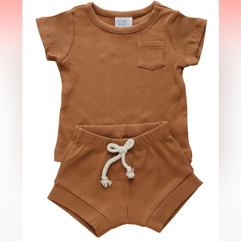 Mebie Baby shirt and short set